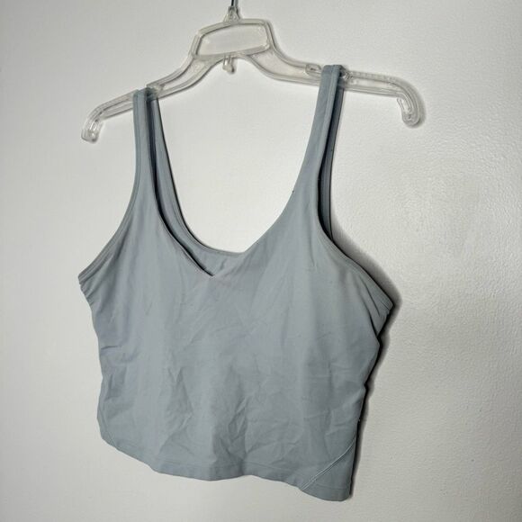 Lululemon blue cropped top - Picture 2 of 4